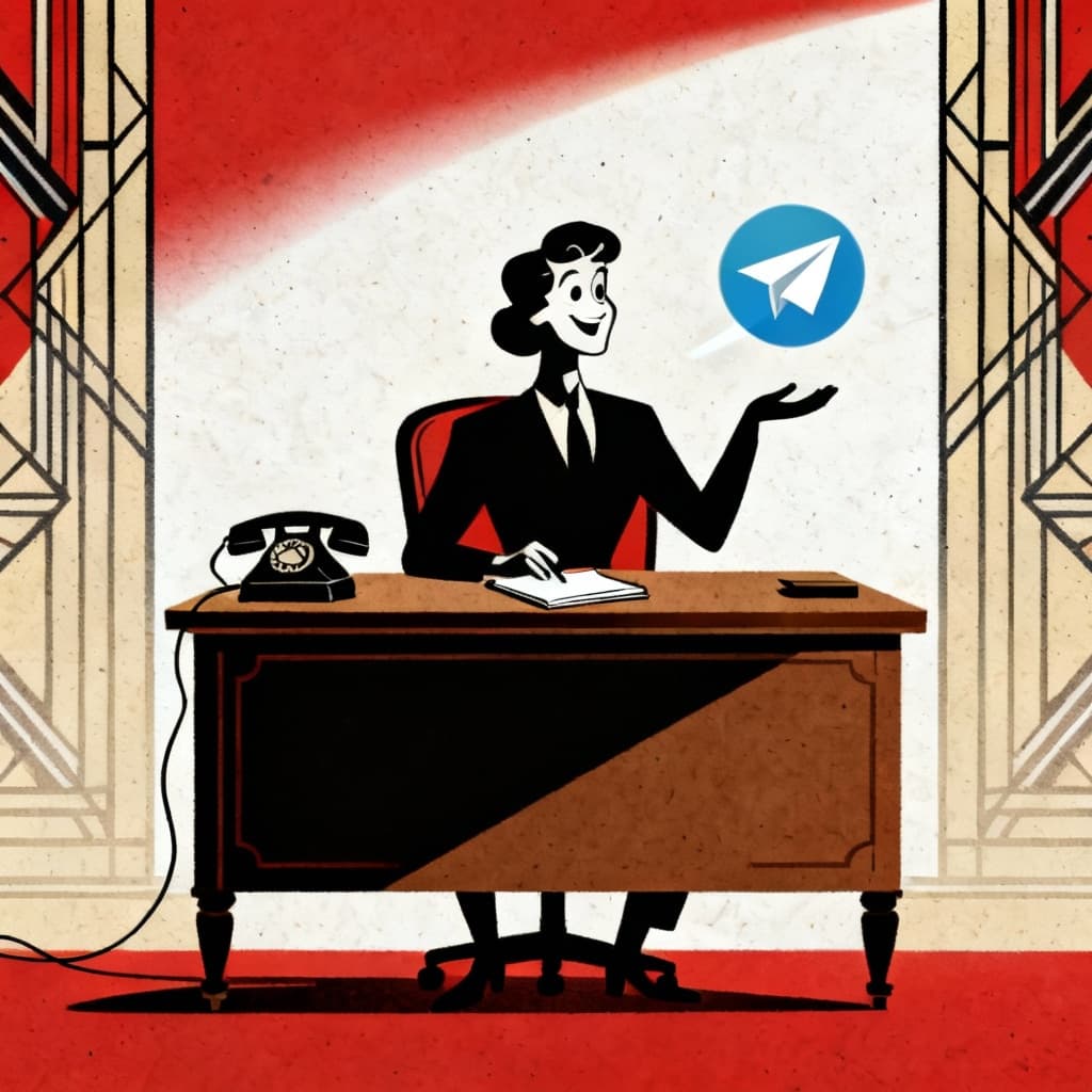 Создай иллюстрацию для статьи блога «Как найти психолога в Telegram: практическое руководство». Подзаголовок: Советы по поиску профессиональной поддержки в мессенджере. Ключевые слова: психолог в Tele